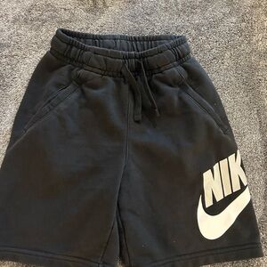 Nike Kids Black and White Logo Shorts